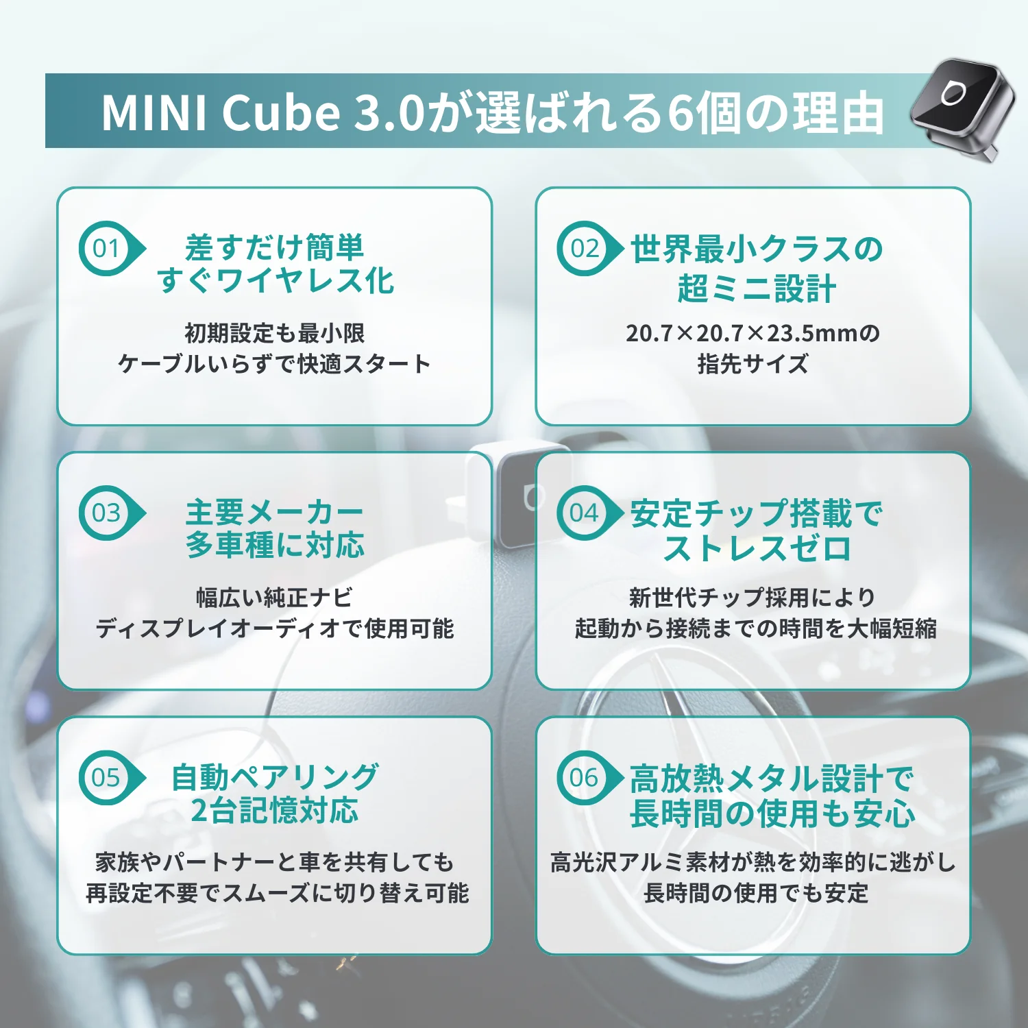 超ミニ Cube 3.0アダプター - Image 9